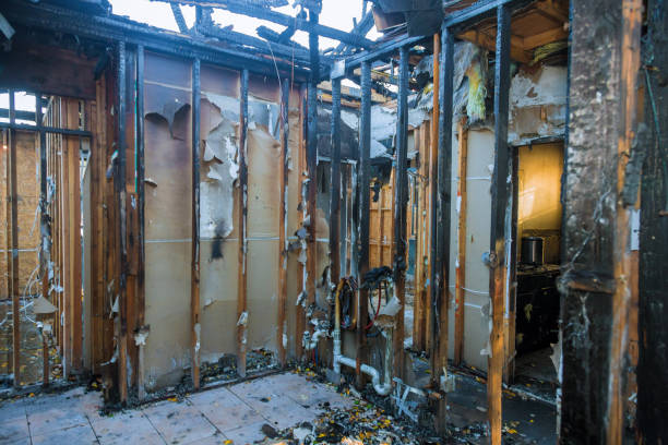 Professional Fire Damage Repair technician working in Whitehouse Station, NJ